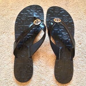 Tory Burch Thora Patent Leather Sandals